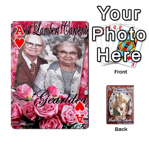 Ace Steohen & Pamelas Cards  By Pamela Sue Goforth Front - HeartA