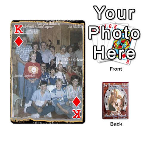 King Steohen & Pamelas Cards  By Pamela Sue Goforth Front - DiamondK