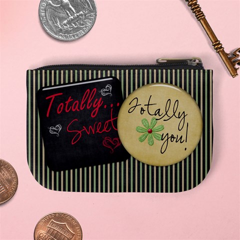 Totally   Mini Coin Purse By Bitsoscrap Back