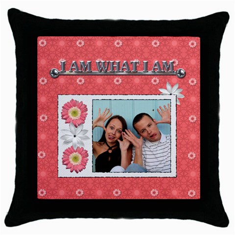 I Am What I Am Pillow Case By Lil Front
