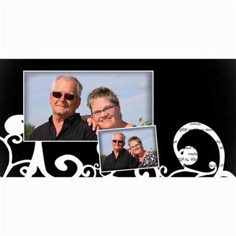 50 Wedding Invitation By Anita Kulbatski 8 x4  Photo Card - 4
