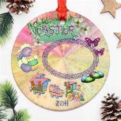 Easter 2024 Round Pastel Ornament - Ornament (Round)