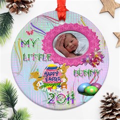 My Little Bunny 2024 Round Pastel Ornament - Ornament (Round) My Little Bunny 2024 Round Pastel Ornament - Ornament (Round)