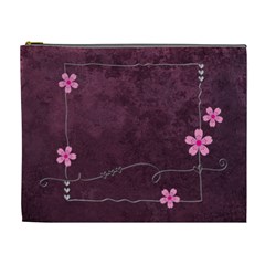 purple cosmetic bag (XL) (7 styles)