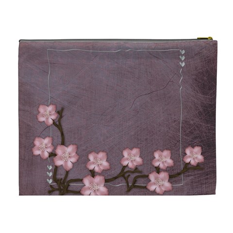 Purple Cosmetic Bag (xl) By Elena Petrova Back