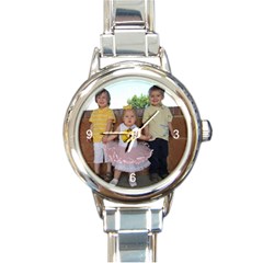 meemaws watch - Round Italian Charm Watch