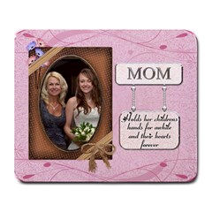 Mom s Pink Mousepad - Large Mousepad