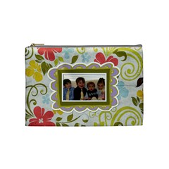 Spring Floral Medium Cosmetic Bag - Cosmetic Bag (Medium)