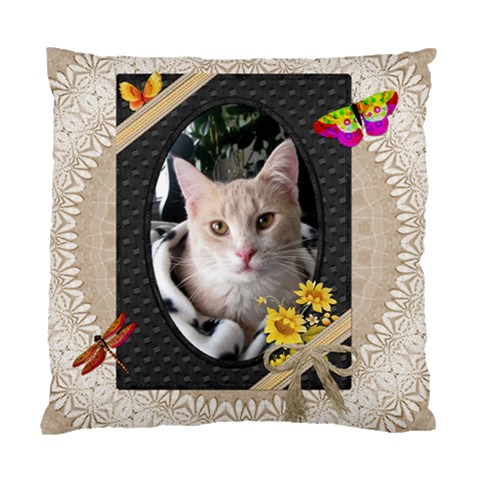 Natures Pretty Cushion Case By Lil Front