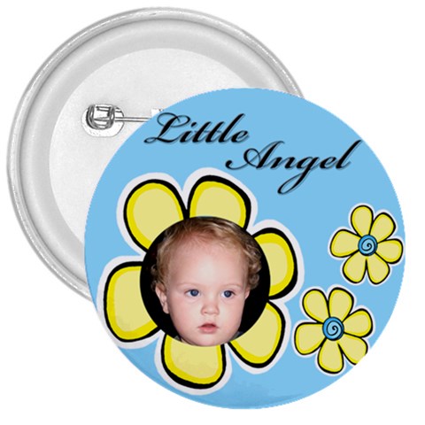 Little Angel Button By Deborah Front