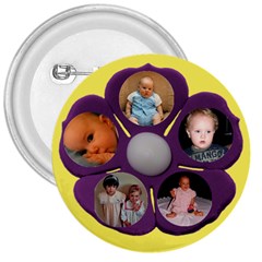 child/grandchildren flower,button - 3  Button