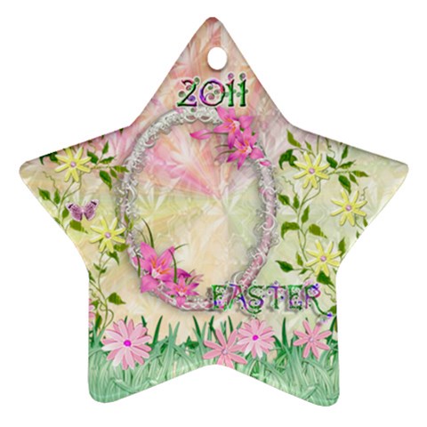 Easter 2023 Pastel Flower Ornament By Ellan Front