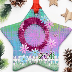 Easter2 0231 Pastel Flower ornament - Ornament (Star)