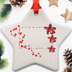 red-white ornament  - Ornament (Star)