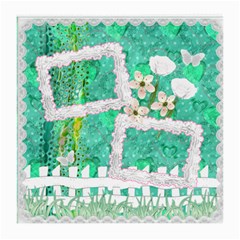 Spring flower green glass cloth med - Medium Glasses Cloth Spring flower green glass cloth med - Medium Glasses Cloth