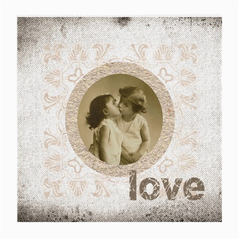 Sepia Love Medium Glasses Cloth By Catvinnat Front