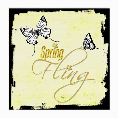 Spring Fling Medium Glasses Cloth By Catvinnat Front