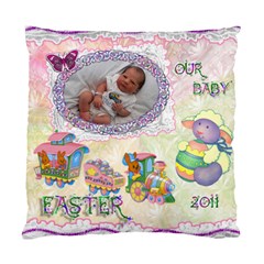 Easter 2023 Baby Train Crib Cushion Case - Standard Cushion Case (One Side)