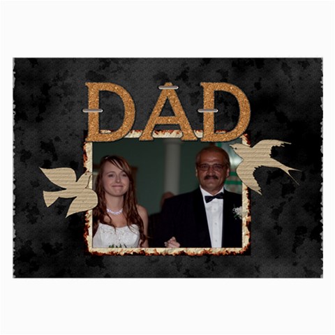 Dad Large Glasses Cloth (i Sided) By Lil Front