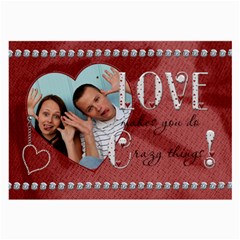  Crazy Love Large Glasses Cloth (1 Sided)