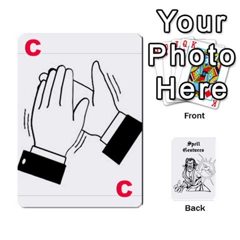 Wavinghands Spell Gesture Cards By Walt O hara Front - Heart2
