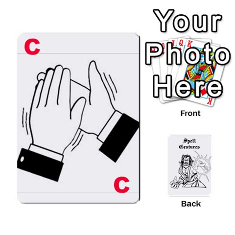 Wavinghands Spell Gesture Cards By Walt O hara Front - Heart8