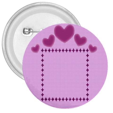 Love 3  Button By Daniela Front