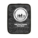Small iPad or Netbook Sleeve, Photo Black Charcoal Design - Netbook Case (Small)