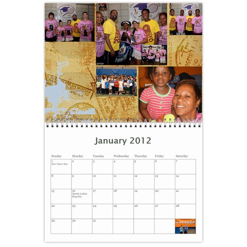 Harlem Calendar2012 By Cyril Gittens Jan 2012