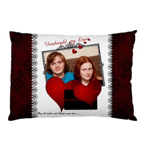 Elizabeth And Kameron Pillowcase By Barb Hensley 26.62 x18.9  Pillow Case