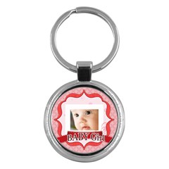 baby girl - Key Chain (Round)