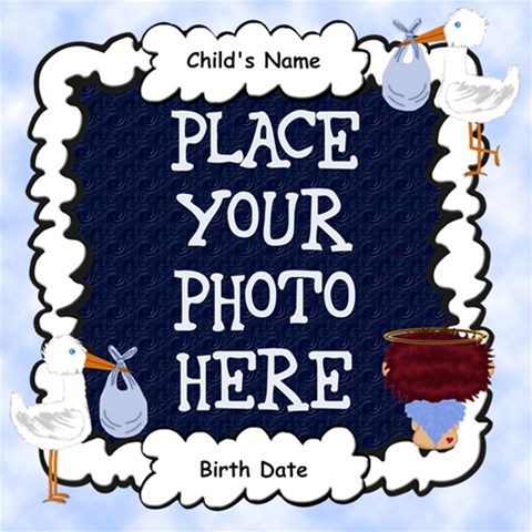 My Little Angel Boy 12x12 By Chere s Creations 12 x12  Scrapbook Page - 3