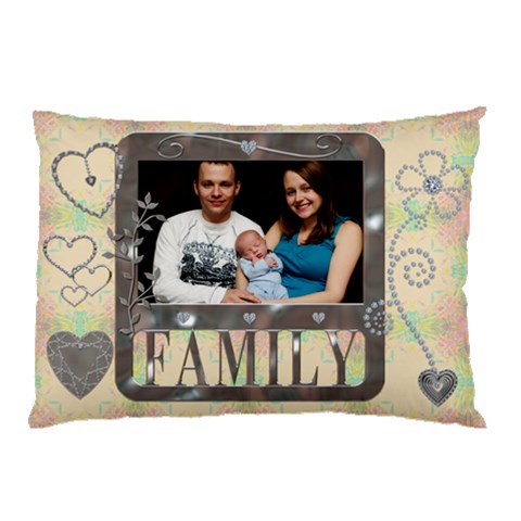 Family Love Pillow Case By Lil 26.62 x18.9  Pillow Case