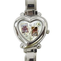 Wedding Love Italian Heart Watch - Heart Italian Charm Watch