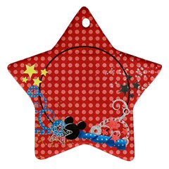 Our vacation/magic, star ornament - Ornament (Star)