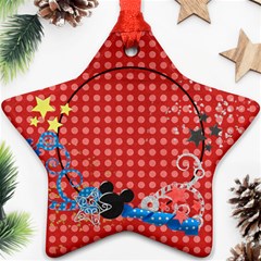 Our vacation/magic, star ornament - Ornament (Star)