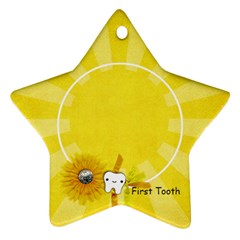 First Tooth, star ornament - Ornament (Star)