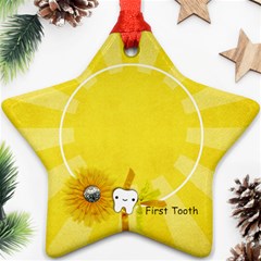 First Tooth, star ornament - Ornament (Star)