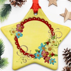 Floral/mother- star ornament - Ornament (Star)