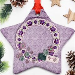 Family, star ornament - Ornament (Star)