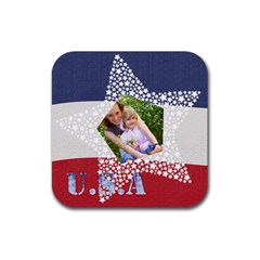 USA - Rubber Coaster (Square) USA - Rubber Coaster (Square)