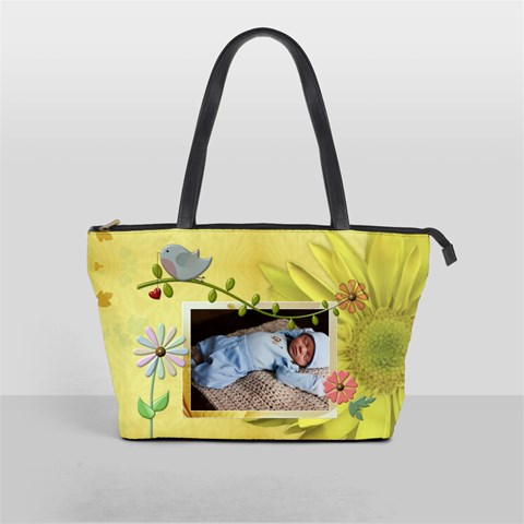 Natures Bloom Classic Shoulder Handbag By Lil Front