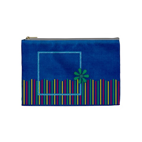 Sumers Burst Medium Cosmetic Bag 1 By Lisa Minor Front