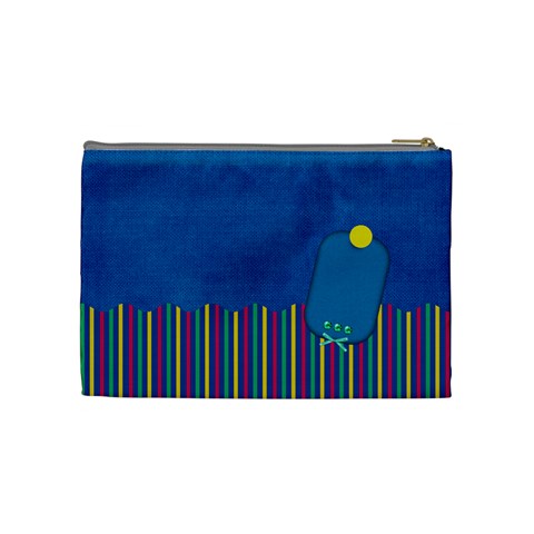 Sumers Burst Medium Cosmetic Bag 1 By Lisa Minor Back