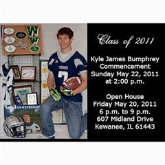 Kyle Graduation - 5  x 7  Photo Cards