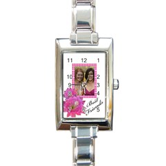 Best Friends - Rectangle Italian Charm Watch