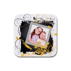 kids - Rubber Square Coaster (4 pack)