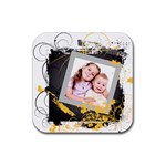 kids - Rubber Square Coaster (4 pack)