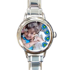 1 - Round Italian Charm Watch