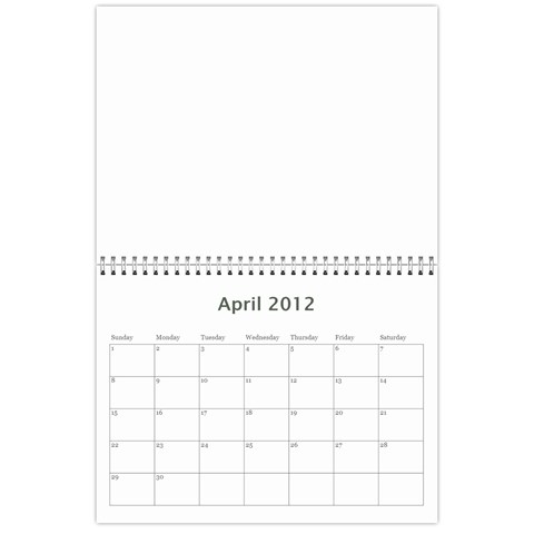 Chloes Calendar By Tiffany N Chloe Apr 2012